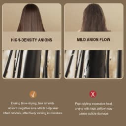 Professional Hair Dryer Negative Lonic Blow Dryer 1900W 3th Gear Hot Cold Wind Air Brush Hairdryer Strong Power Dryer Salon Tool