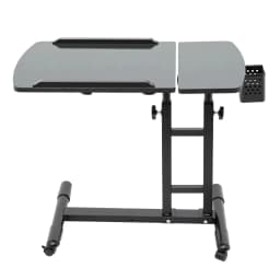 Mobile Tattoo Workstation Tray Cart with 4 Wheels, Adjustable Arm Rest, Modern Style, 25.2 X 15.75 X 22.64-35.43 Inches