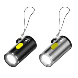 LED Pocket Flashlight Aluminum Alloy Portable Camping Flashlight Without battery Outdoor Emergency Light for Hiking Camping