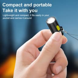 LED Pocket Flashlight Aluminum Alloy Portable Camping Flashlight Without battery Outdoor Emergency Light for Hiking Camping