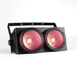 COB 2x100W RGBWA+UV 6in1 Blinder Strobe  Stage Light Audience Blinder For DJ Disco Wedding Party Lighting