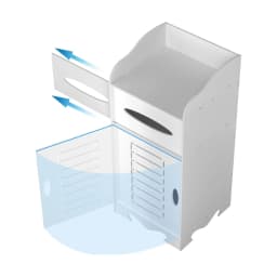 White Waterproof Bathroom Storage Cabinet with Door & Shelves,Free Standing Floor Cabinet for Bathroom, Kitchen, Laundry Room