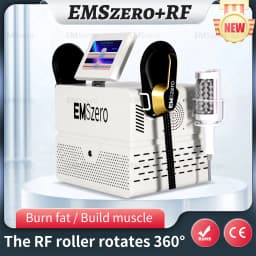 EMSZERO Desktop RF Body Shaping Machine Roller Fat Reduction And Magnetic Slimming EMS Body Shaping And Weight Loss White New
