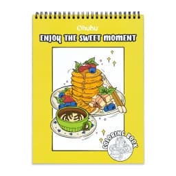 Ohuhu Anti-Stress Colouring Book Double-Sided Bleed-Resistant Paper Mindfulness Designs for Relaxation Spiral Bound Art Therapy