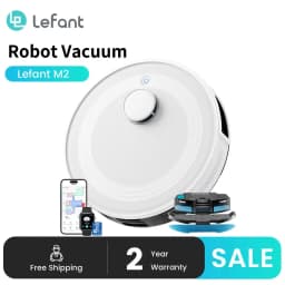 LEFANT M2 Robot Vacuum Cleaner, Laser Navigation dToF, 6000Pa, Anti-Tangle, Selected Area Cleaning, Ideal for Pet Hair, Carpets