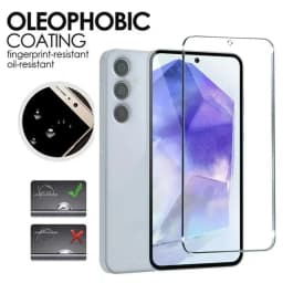 5Pcs Screen Protector for Samsung A55 A15 A54 A34 A13 A14 A53 A52 A12 A33 A52S A32 A35 A71 A72 A51 A22 S10E S20FE Tempered Glass