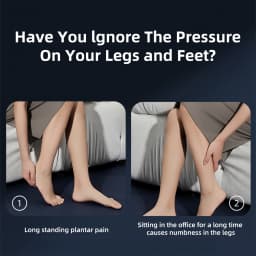 Electric Leg Massager Heating Therapy Hot Compress Shiatsu Kneading Roller Muscle Relaxation Pain Relief Foot Spa Machine