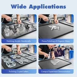 220V Hydrogen Oxygen Flame Polisher, H160/H180 75L/H/95L/H Acrylic Polishing Machine HHO Generator Water Welder with Flame Gun