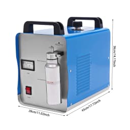 220V Hydrogen Oxygen Flame Polisher, H160/H180 75L/H/95L/H Acrylic Polishing Machine HHO Generator Water Welder with Flame Gun
