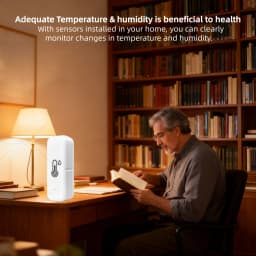 Zigbee 3.0 Temperature Humidity Sensor With External Probe Optional Liquid Air Temp Tracking For Zigbee2MQTT Home Automation
