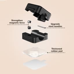 1/3/6 PCS Cable Management Magnetic Cable Organizer Wire Keeper Wall Data Cable Clips Winder Adjustable Cord Holder Under Desk