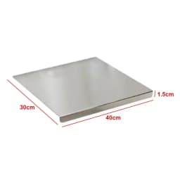 This Stainless Steel Kitchen Cutting Board Is Easy To Clean, Double-sided and Versatile Suitable for Handling Kitchen Vegetables