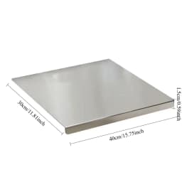 This Stainless Steel Kitchen Cutting Board Is Easy To Clean, Double-sided and Versatile Suitable for Handling Kitchen Vegetables