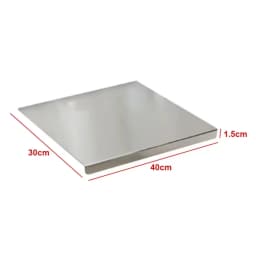 This Stainless Steel Kitchen Cutting Board Is Easy To Clean, Double-sided and Versatile Suitable for Handling Kitchen Vegetables