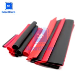 150Pcs Red & Black Heat Shrink Tube Heat Thermoresistant Insulation Tubing 2:1 for Electrical Wire/Cable DIY Repair