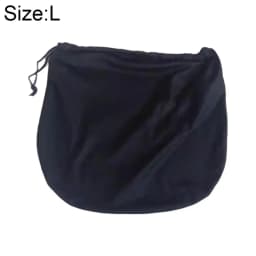 Black Helmet Bag Motorcycle Helmet Cover For Storage & Carrying, 3 Sizes Lightweight Hockey Football Helmet Bags With Drawstring