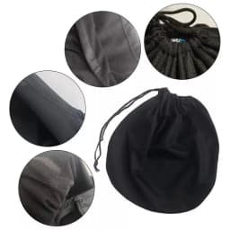 Black Helmet Bag Motorcycle Helmet Cover For Storage & Carrying, 3 Sizes Lightweight Hockey Football Helmet Bags With Drawstring