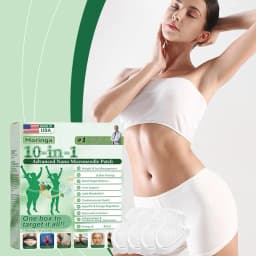 Moringa 10-in-1 Nano Microneedle Patch ≤0.3mm Moisturizing Firming Microdarts Technology Body Skin Care Sticker Unisex Daily Use