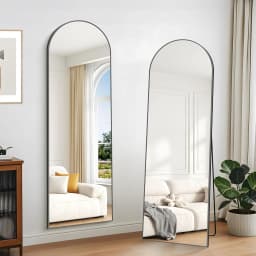 Full Body Mirror Standing Mirror, Full Length Mirror, 162 x 50cm, Large Floor Mirror with Stand for Leaning or Hanging Bedroom