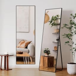 Full Body Mirror Standing Mirror, Full Length Mirror, 162 x 50cm, Large Floor Mirror with Stand for Leaning or Hanging Bedroom
