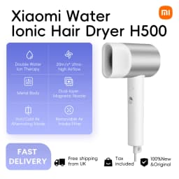 Xiaomi Water Ionic Hair Dryer H500 1800W Wind 20m/s 8 Airflow Modes Hot and Cold Circulating Air Mode Quick Dry Profession Care
