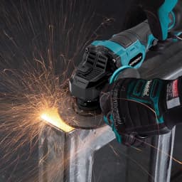 YOFIDRA Brushless Angle Grinder 3 Gear 125mm Grinding Machine Polishing Cutting Woodworking Tool For Makita 21V Battery Pin