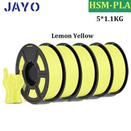 JAYO High Speed Matte PLA 5Rolls 3D Printer Filaments 1.75mm Mixed Color no Bubble Free FDM 3D Printer Material for 3D Printing