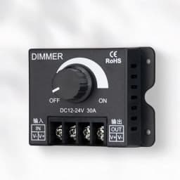 DC 12V 24V LED Dimmer Switch 30A 360W Voltage Regulator Adjustable Controller For LED Strip Light Lamp LED Dimming Dimmers