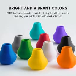 TECBEAS PETG 3D Printer Filament petg 1.75mm Neatly Wound Coloful HighToughness for 3D Filament from warehouse DIY Gift 1Rolls