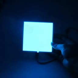 5*5cm 10*10cm EL Panel Backlight Cuttable Led Glowing Panel LED Electroluminescent Light With DC12V Inverter 5V USB 3V Battery