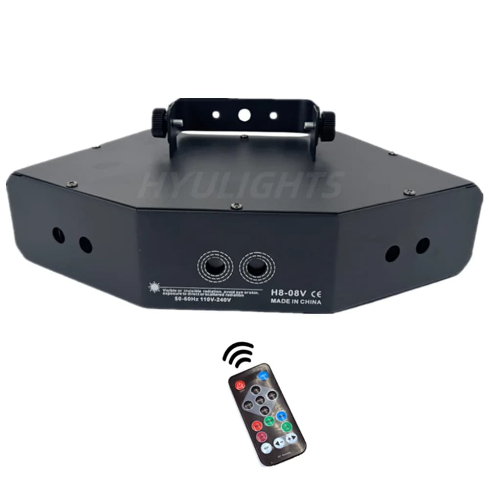 Remote control RGB 6 Laser 24 image Lines Beam Scans DMX DJ Bar Coffee Xmas Home Party Disco Effect Lighting Laser light Show
