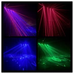 Remote control RGB 6 Laser 24 image Lines Beam Scans DMX DJ Bar Coffee Xmas Home Party Disco Effect Lighting Laser light Show