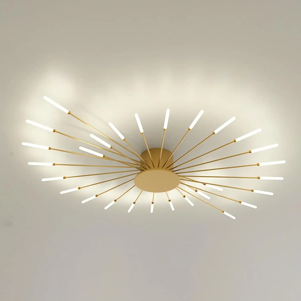 LED Ceiling Light Modern Pendant Light for Bedroom Office Study Chandelier Natural Light 4500K [Energy Class E]
