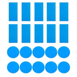 10pcs Swimming Pool Repair Kit Self-Adhesive PVC Swimming Pool Patch Multifunctional Croppable Inflatable Boat Supplies