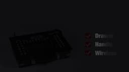 Yiflamefly Black Grand Console DMX and MIDI Operator 192 Channel Light Controller for Live Concerts KTV DJs Clubs