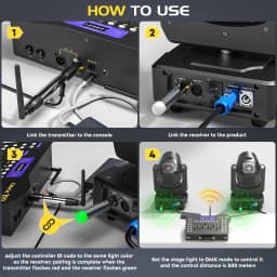 Yiflamefly Black Grand Console DMX and MIDI Operator 192 Channel Light Controller for Live Concerts KTV DJs Clubs