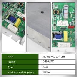【DE Stock】Mini Lathe Main Control Board 220V for CJ 0618 CD WM 210 Lathe Speed Regulator Controller Card 182 Circuit Board 0618A