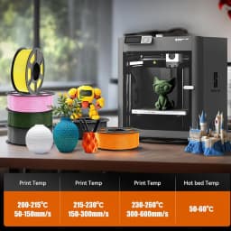 JAYO High Speed PLA Plus Filament 1.75mm 10Rolls High Toughness Rapid PLA+ 3D Printer Filament For FDM Neatly Wound 1.1KG/Roll