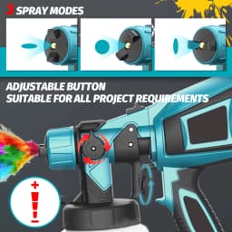 Cordless Paint Sprayer Compatible with Makita 18V ,Paint Sprayer, Paint Spray Gun with 1000ML Container for Painting Walls HVLP
