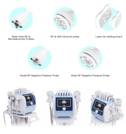 Upgraded K2 massage Ultrasonic Cavitation Cellulite Treatment Massage 6 in 1 40k Cavitation Vacuum Fat instrument