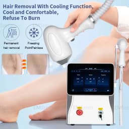 808 Diode Laser Hair Removal Machine 755 808 1064nm Wavelengths Cooling Head Painless Laser Epilator Face Body Hair Removal