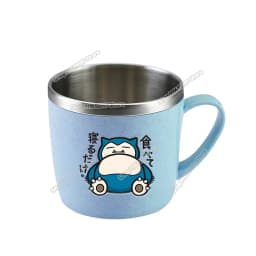 Cartoon Pokemons Coffice Mugs Anime Pikachu Snorlax Eevee Water Cup School Office  Stainless Steel Milk Tea Mugs Kids Drink Cups