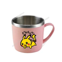 Cartoon Pokemons Coffice Mugs Anime Pikachu Snorlax Eevee Water Cup School Office  Stainless Steel Milk Tea Mugs Kids Drink Cups