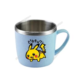 Cartoon Pokemons Coffice Mugs Anime Pikachu Snorlax Eevee Water Cup School Office  Stainless Steel Milk Tea Mugs Kids Drink Cups