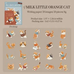 Cute Cartoon Animal Cat Dog Stickers Kawaii Junk Journal Scrapbooking Hobby Handicraft Supplies Cutting Die Sticker Stationery