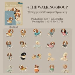 Cute Cartoon Animal Cat Dog Stickers Kawaii Junk Journal Scrapbooking Hobby Handicraft Supplies Cutting Die Sticker Stationery