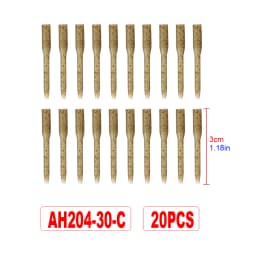 Hirisi 20pcs Carp Fishing Soft Rubber Anti Tangle Sleeves Carp Fishing Inline Lead Tube Fishing Terminal Tackle AH204