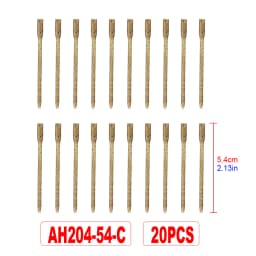 Hirisi 20pcs Carp Fishing Soft Rubber Anti Tangle Sleeves Carp Fishing Inline Lead Tube Fishing Terminal Tackle AH204