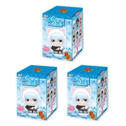 New Genuine EAKI Gintama Beast House Plush Blind Box Anime Figure Sakata Gintoki Shimura Shinpachi Kagura Kawaii Doll Toys Gift