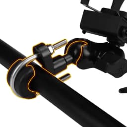 Motorcycle Handlebar 1 Inch Ball Ram Mount Support for Round Tube Rail Bicycle Base Action Camera Mobile Phone GPS Monitor Mount
